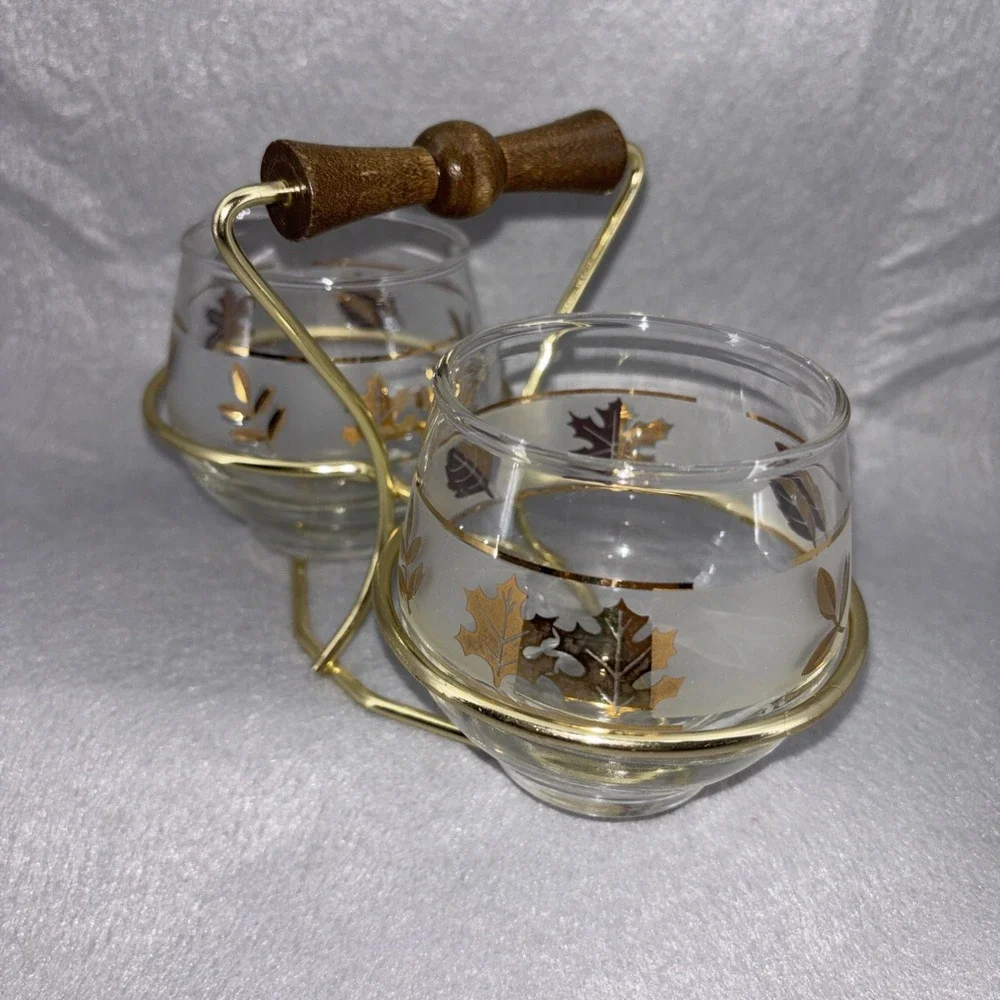 Libbey vintage golden